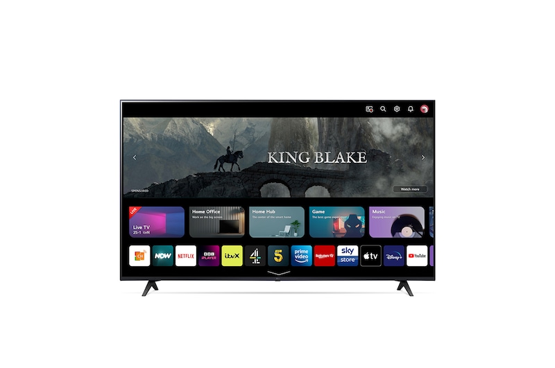 LG UR80 65 inch 4K Smart UHD TV 2023, 65UR80006LJ