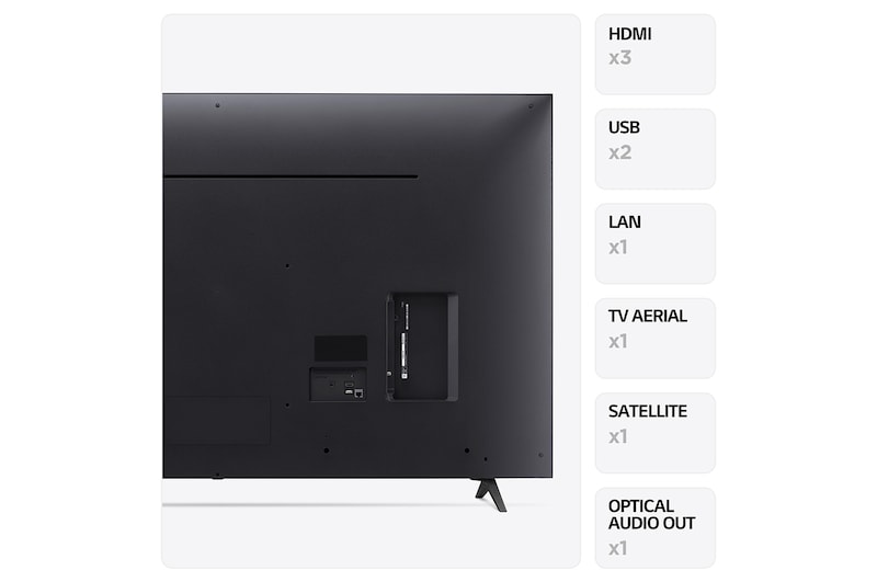 LG UR80 65 inch 4K Smart UHD TV 2023, 65UR80006LJ