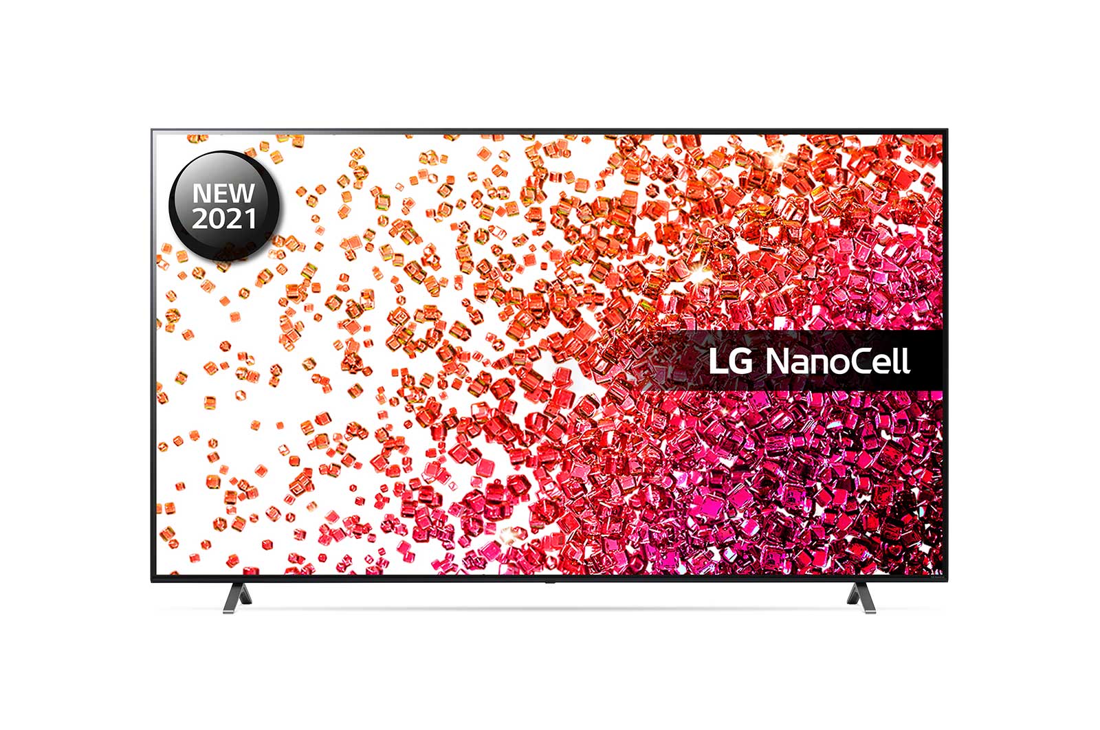 Front view of LG NanoCell NANO75 70&#34; 4K Smart TV 70NANO756PA