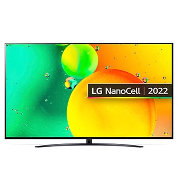 A front view of the LG NanoCell TV