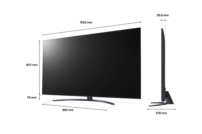 LG NanoCell NANO76 70 inch TV 2022, 70NANO766QA
