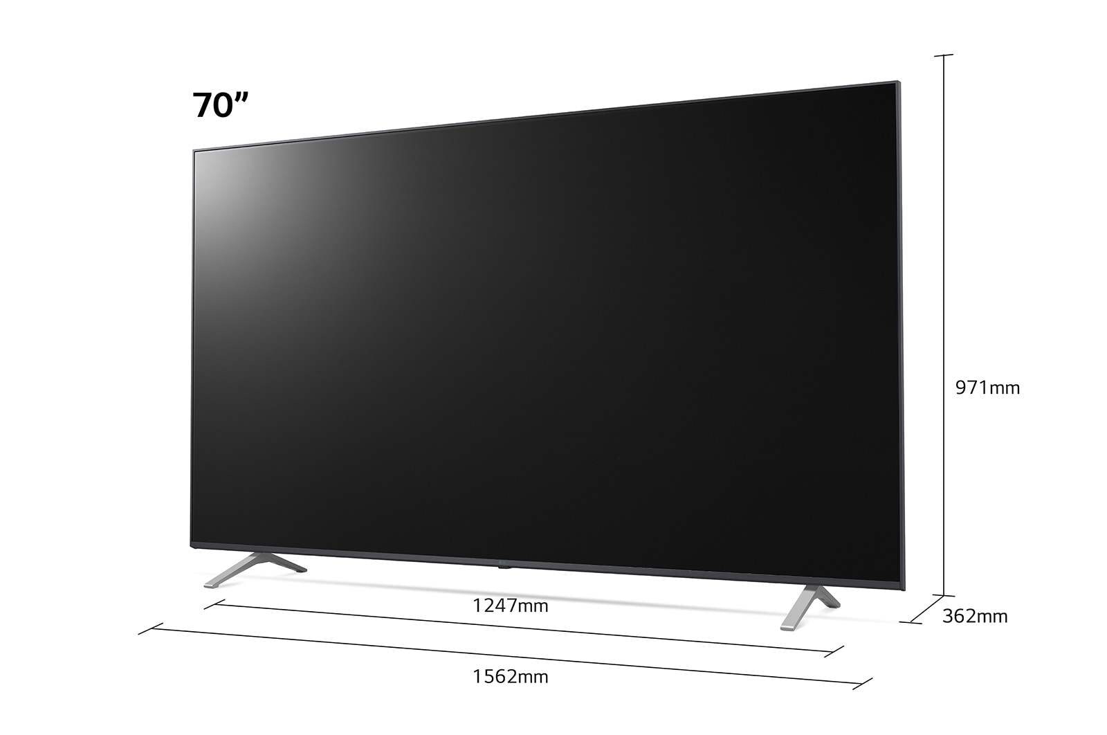 LG LED UP76 70" 4K Smart TV, 70UP76706LB