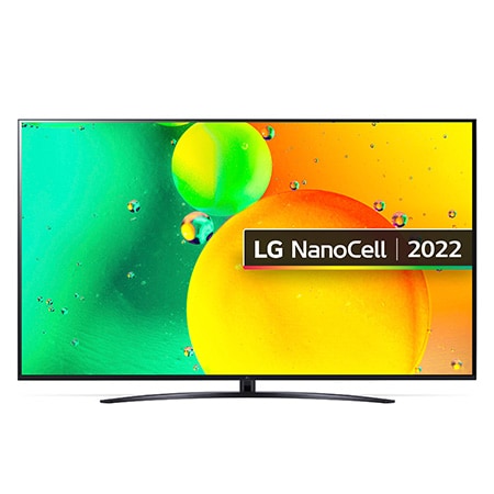 A front view of the LG NanoCell TV