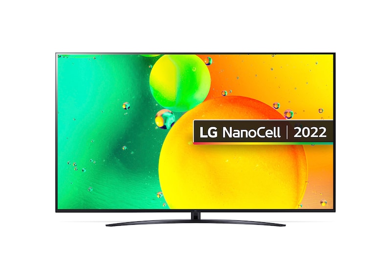 LG NanoCell NANO76 75 inch TV 2022, 75NANO766QA
