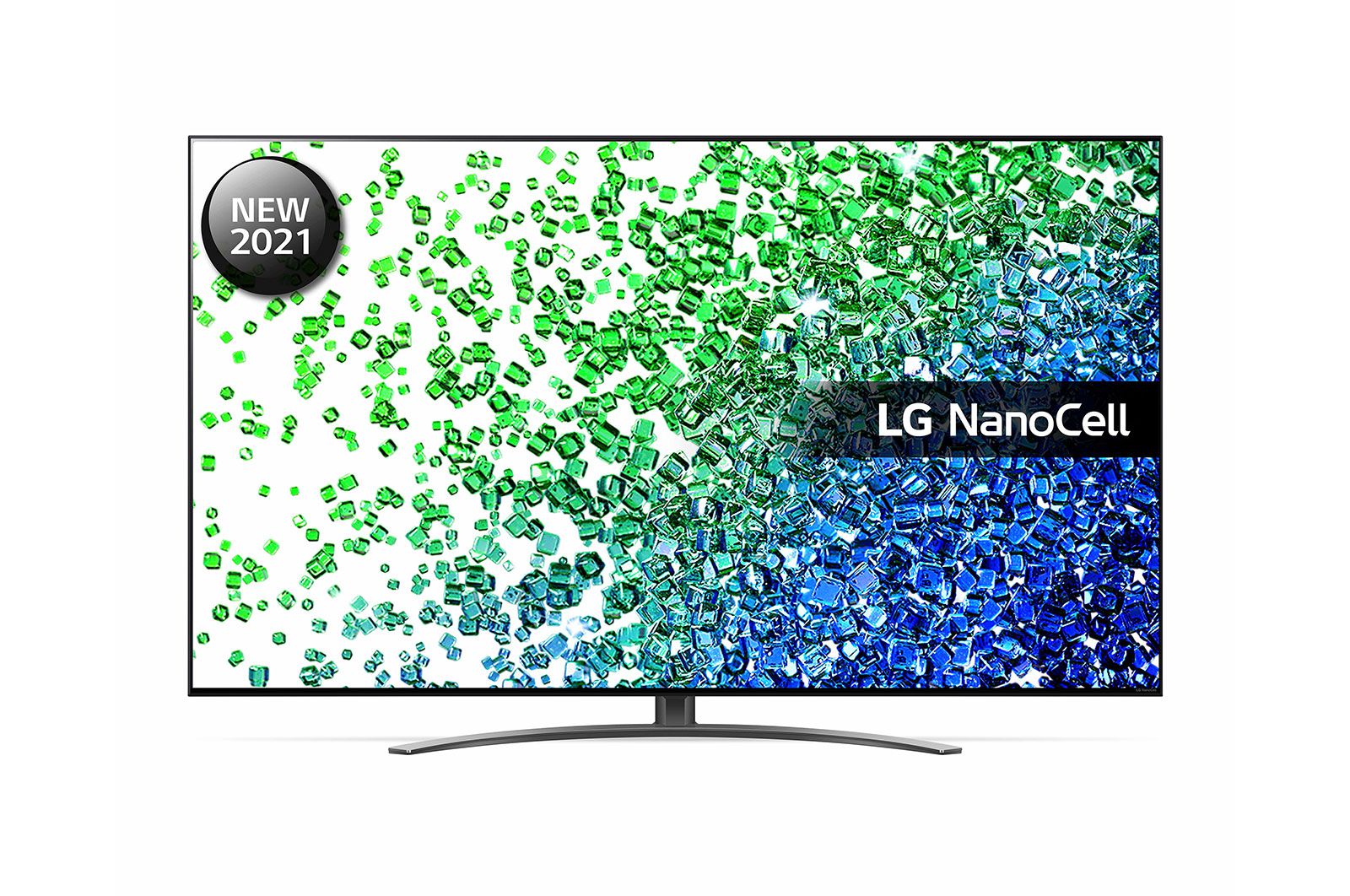 A front view of the LG NanoCell TV