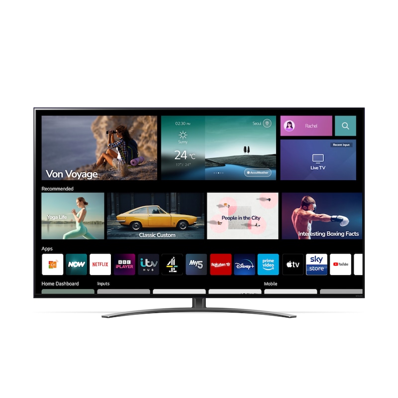 LG NanoCell NANO81 75 inch TV 2022, 75NANO816QA