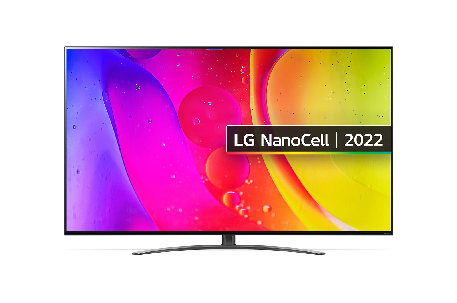 A front view of the LG NanoCell TV