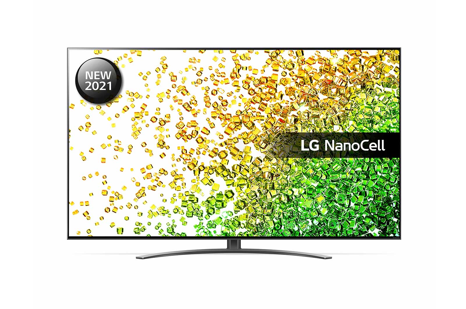 A front view of the LG NanoCell TV