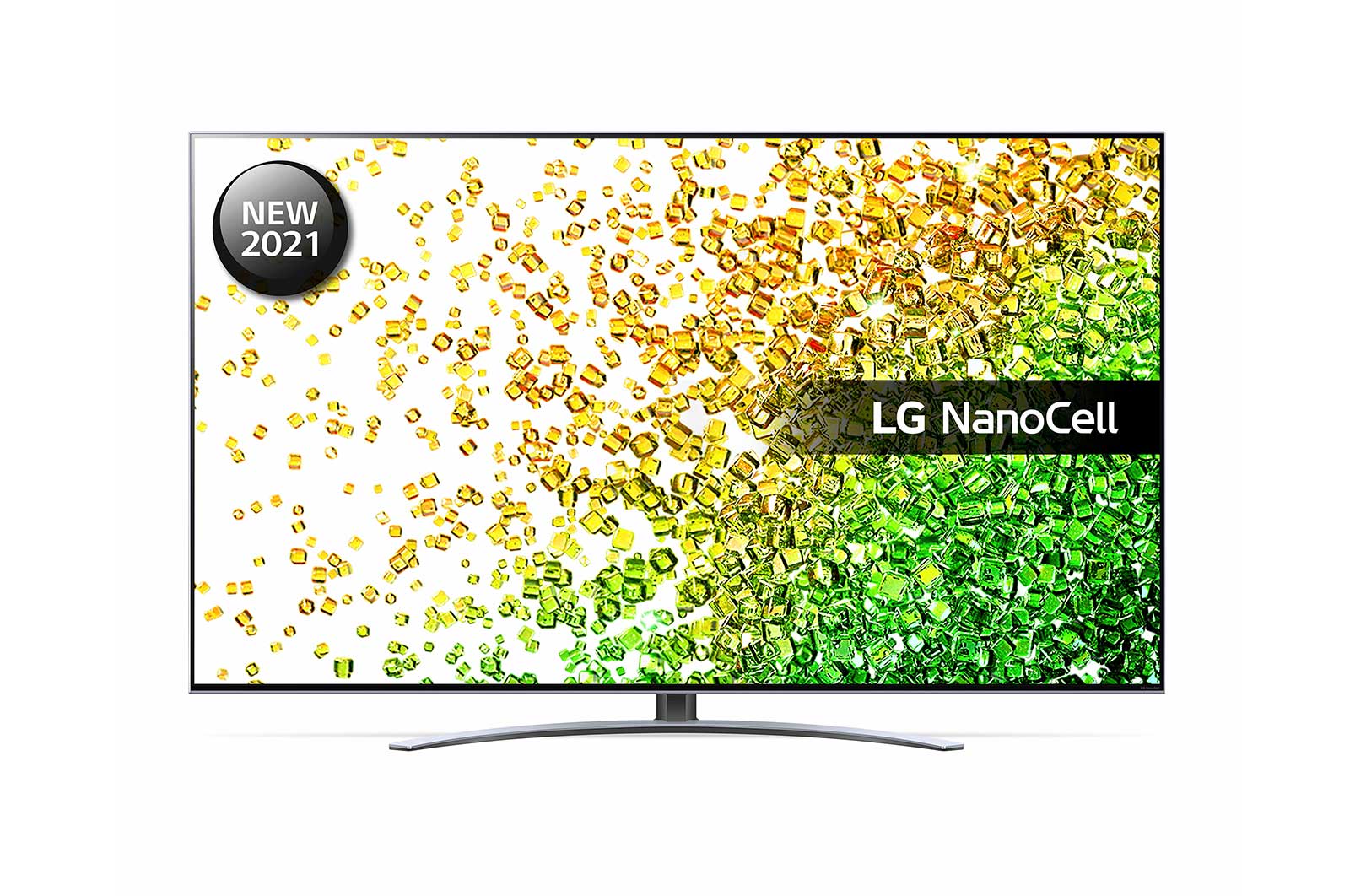A front view of the LG NanoCell TV