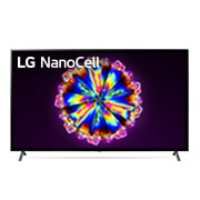 Front view of LG Nano90 75 inch 4K NanoCell TV 75NANO906NA