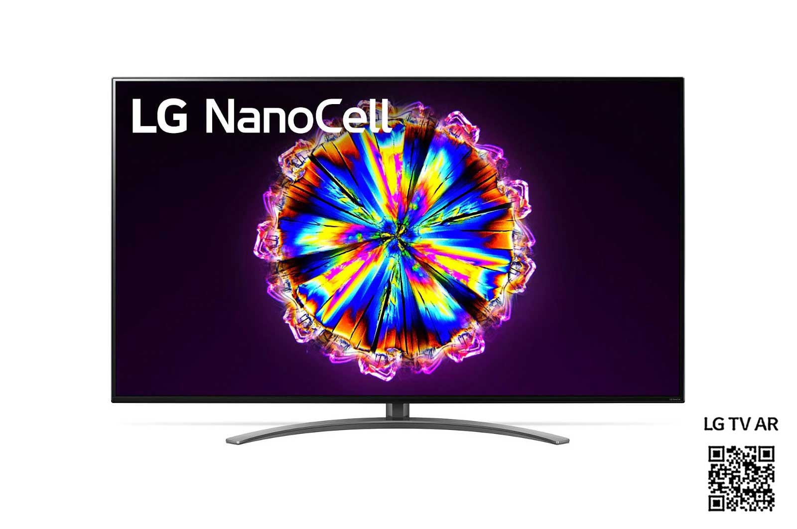 Front view of LG Nano91 75 inch 4K NanoCell TV 75NANO916NA