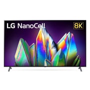 Front view of LG Nano99 75 inch 8K NanoCell TV 75NANO996NA