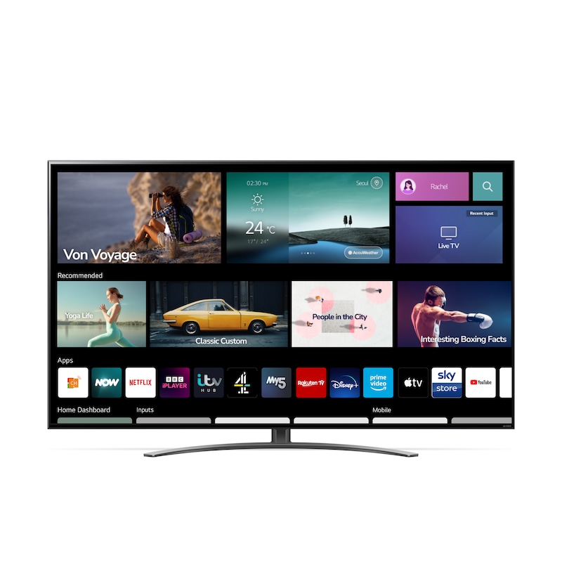 LG QNED QNED81 75 inch TV 2022, 75QNED816QA