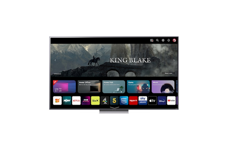 LG QNED86 75 inch 4K Smart UHD TV 2023, 75QNED866RE