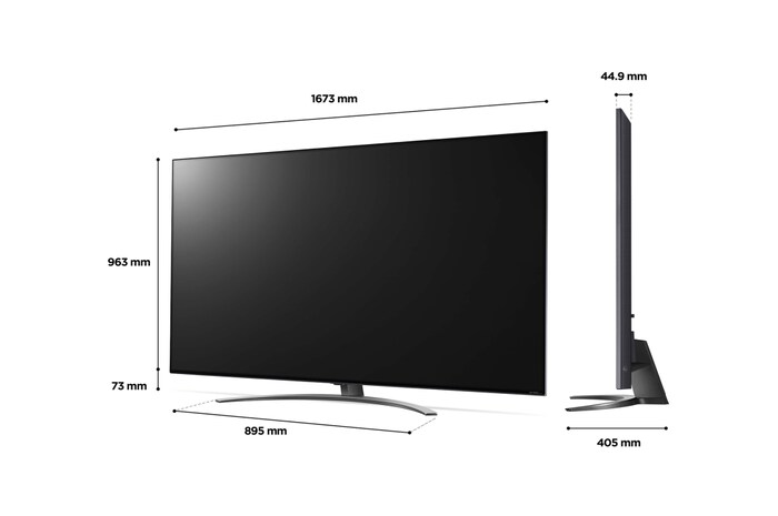 LG QNED MiniLED QNED86 75 inch TV 2022, 75QNED866QA