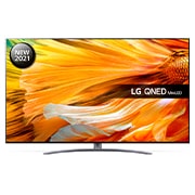 Front view of LG QNED MiniLED QNED91 75&#34; 4K Smart TV 75QNED916PA
