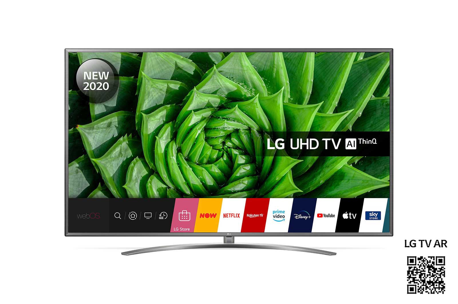Front view of LG UN81 75 inch 4K Smart UHD TV 75UN81006LB
