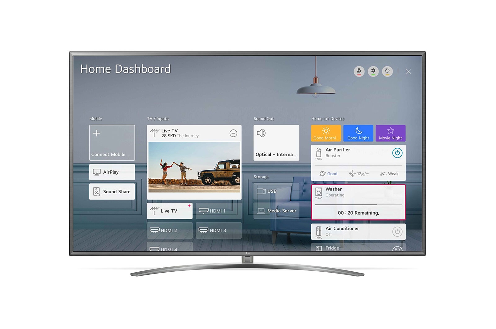 LG UN81 75 inch 4K Smart UHD TV, 75UN81006LB