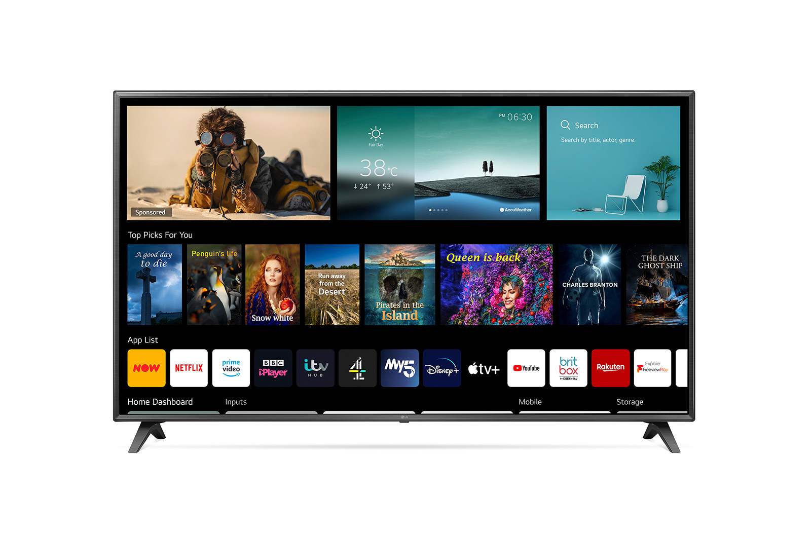 LG LED UP75 75" 4K Smart TV, 75UP75006LC