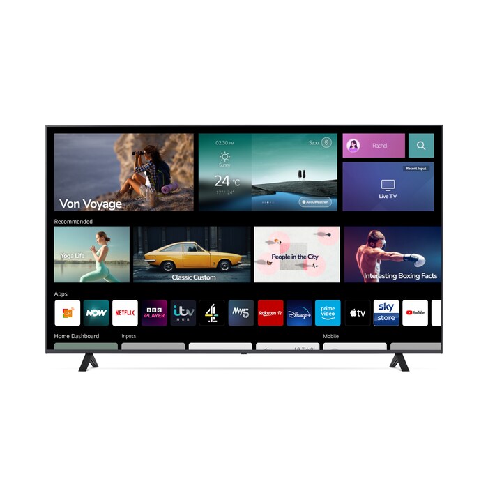 LG LED UQ80 75 inch 4K Smart TV 2022, 75UQ80006LB