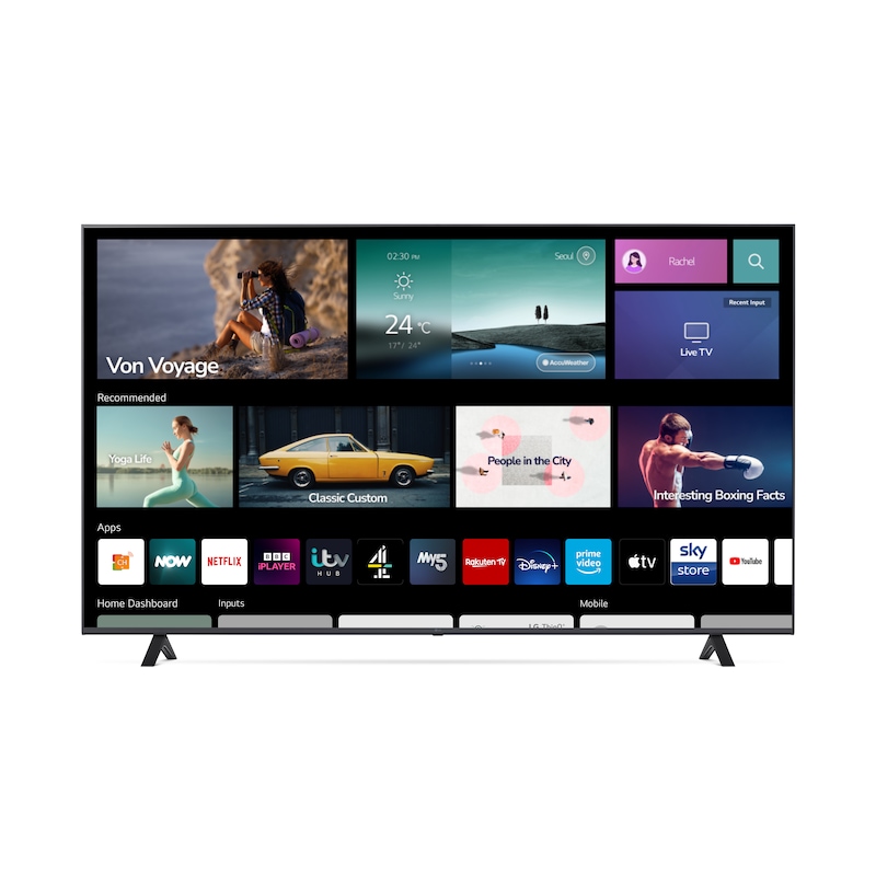 LG LED UQ80 75 inch 4K Smart TV 2022, 75UQ80006LB