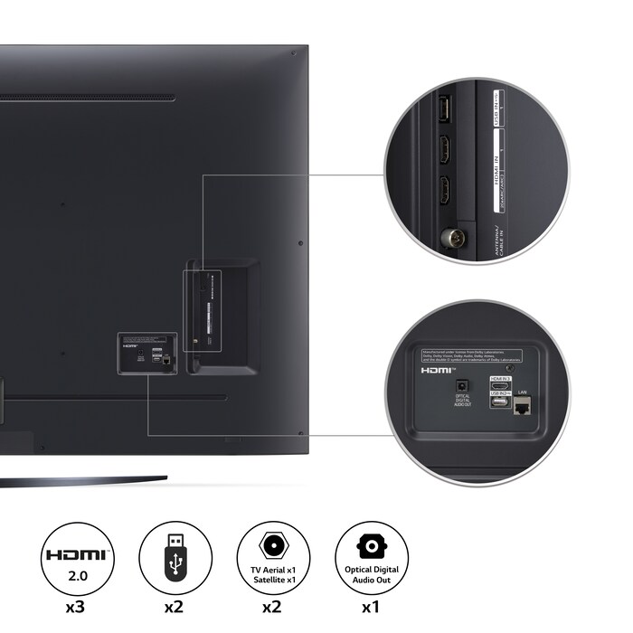 LG LED UQ81 75 inch 4K Smart TV 2022, 75UQ81006LB