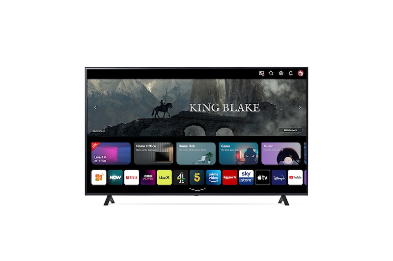 LG UR80 75 inch 4K Smart UHD TV 2023, 75UR80006LJ