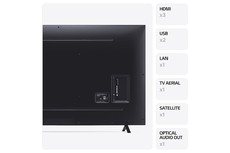 LG UR80 75 inch 4K Smart UHD TV 2023, 75UR80006LJ
