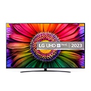 A front view of the LG UHD TV