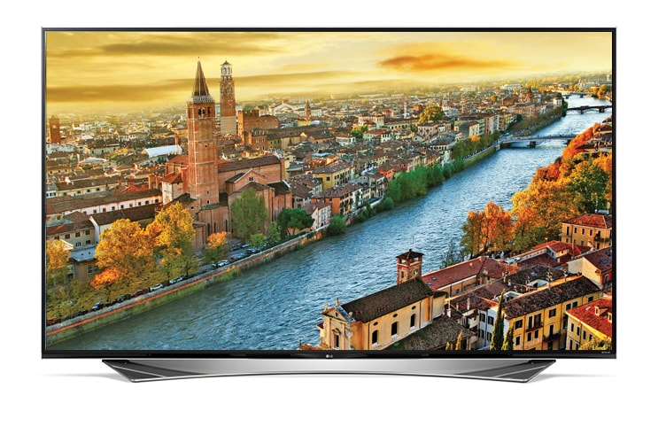 Front view of 79&#34; LG ULTRA HD 4K TV 79UF770V
