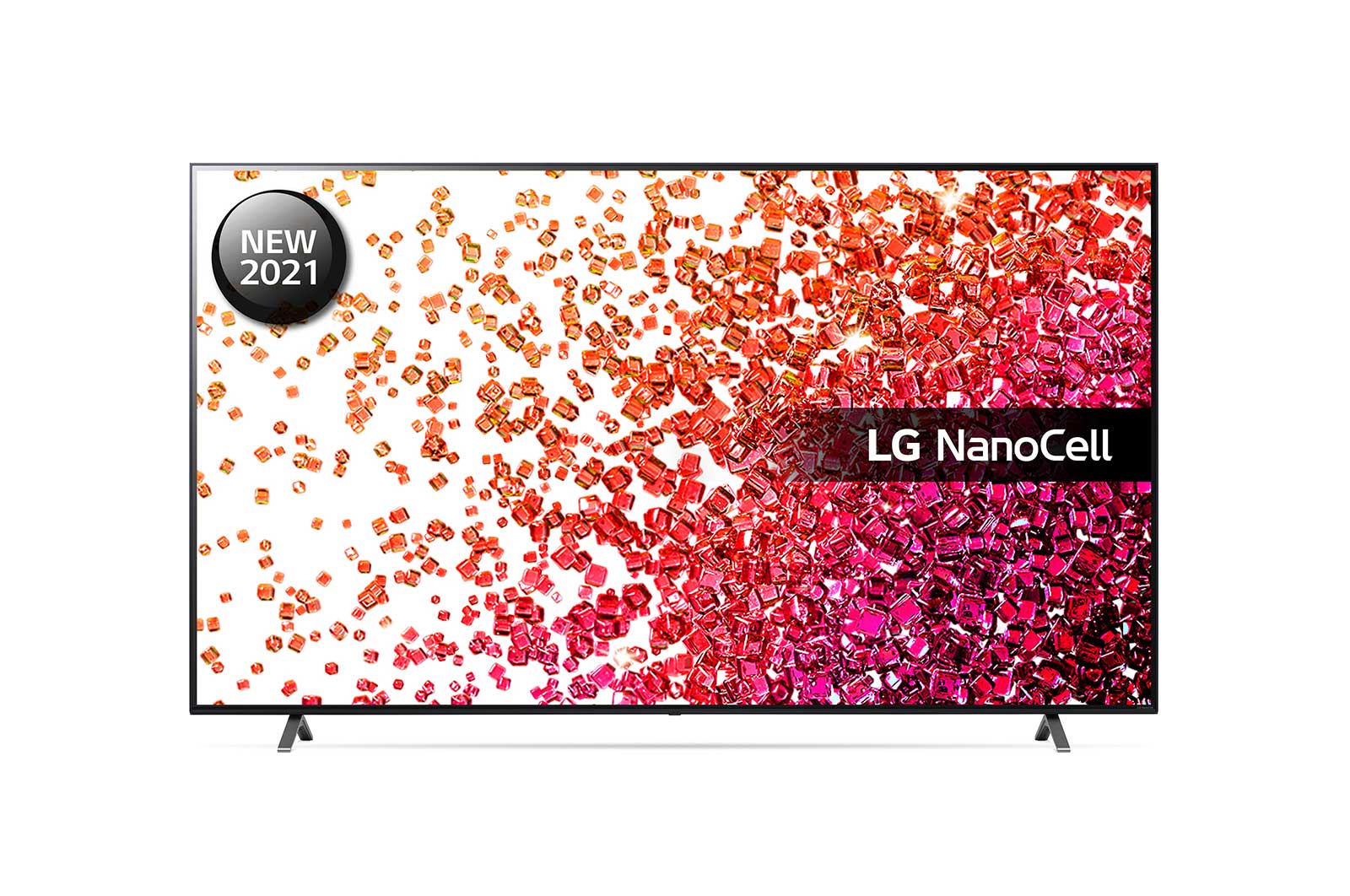 A front view of the LG NanoCell TV