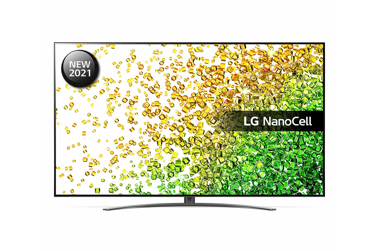 A front view of the LG NanoCell TV
