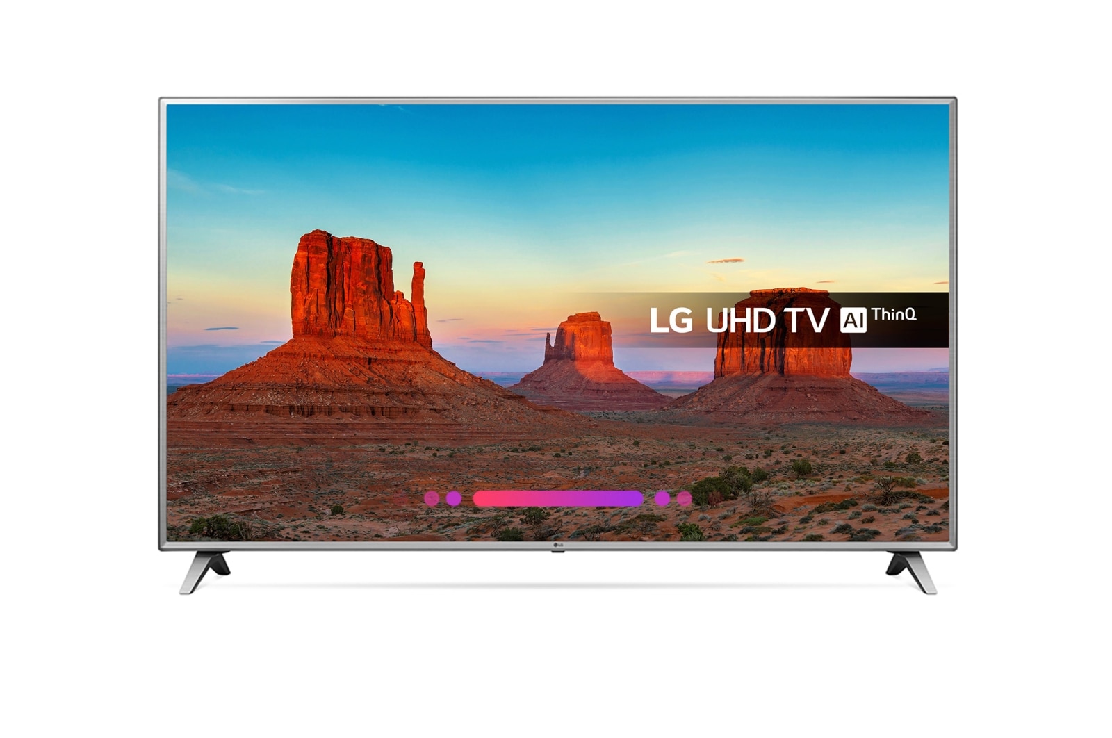 Front view of 86&#34; LG ULTRA HD 4K TV 86UK6500PLA