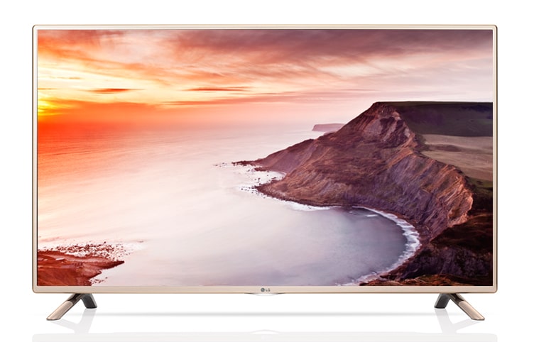 Front view of 32” LG LED TV with Freeview 32LF5610