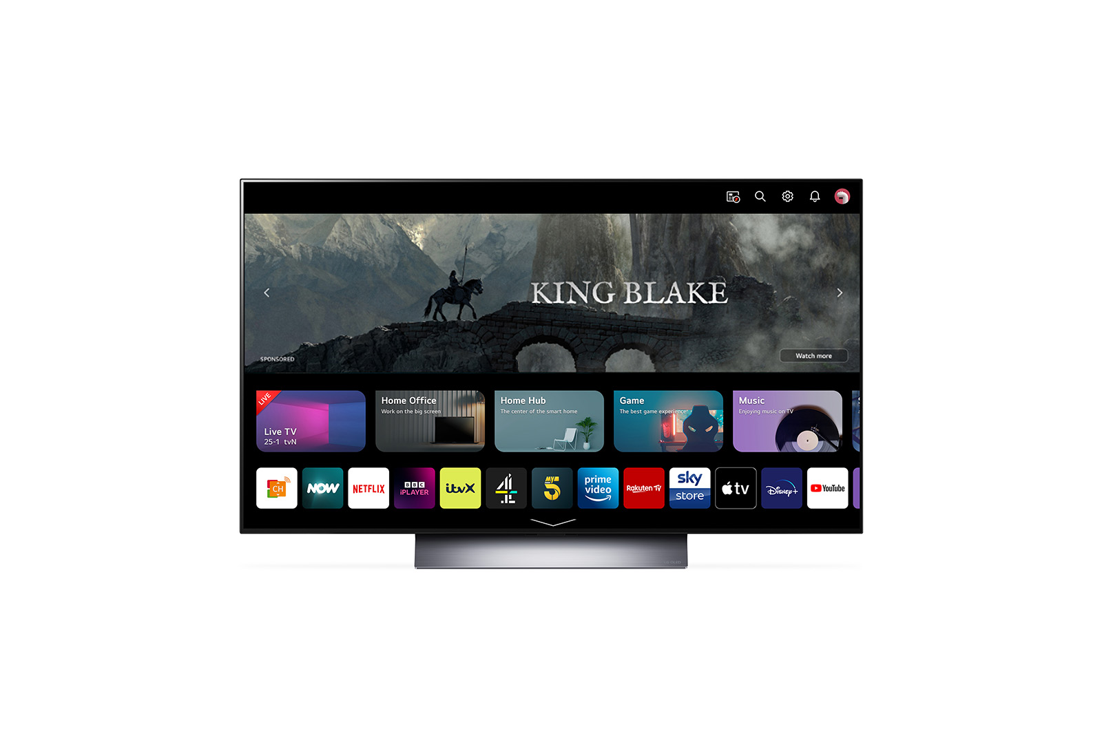LG OLED evo C3 48 inch 4K Smart TV 2023, OLED48C36LA
