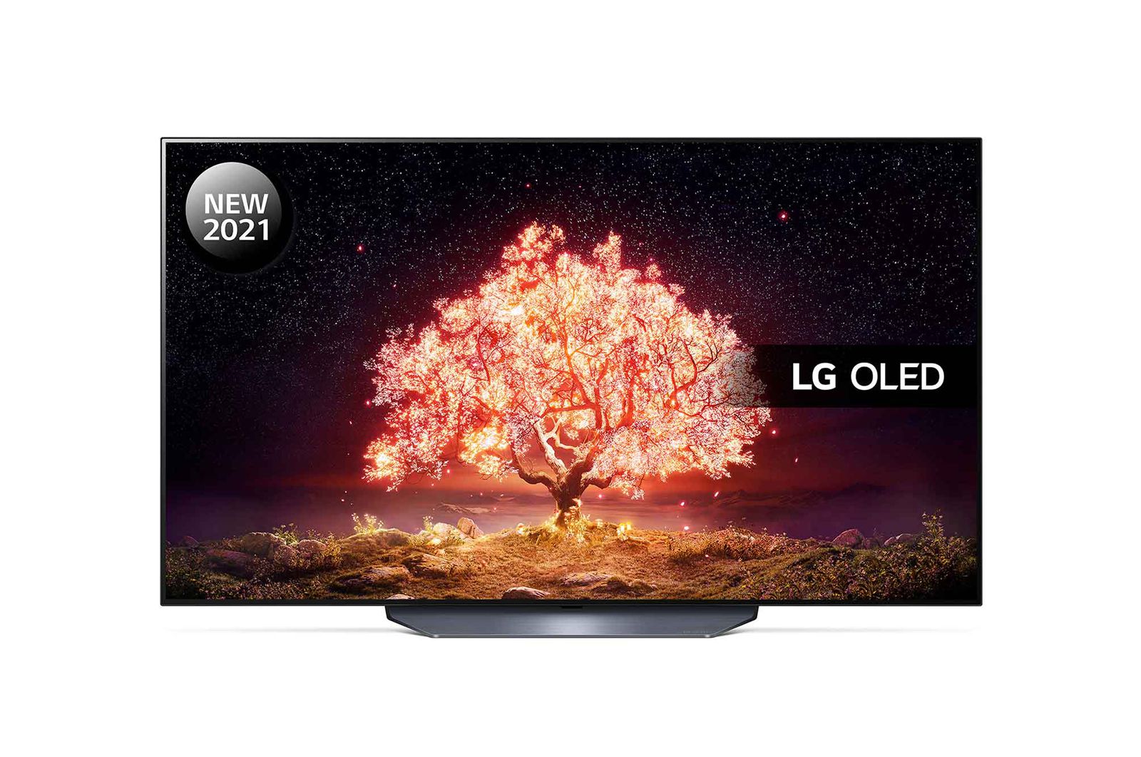 Front view of LG OLED B1 55&#34; 4K Smart TV OLED55B16LA