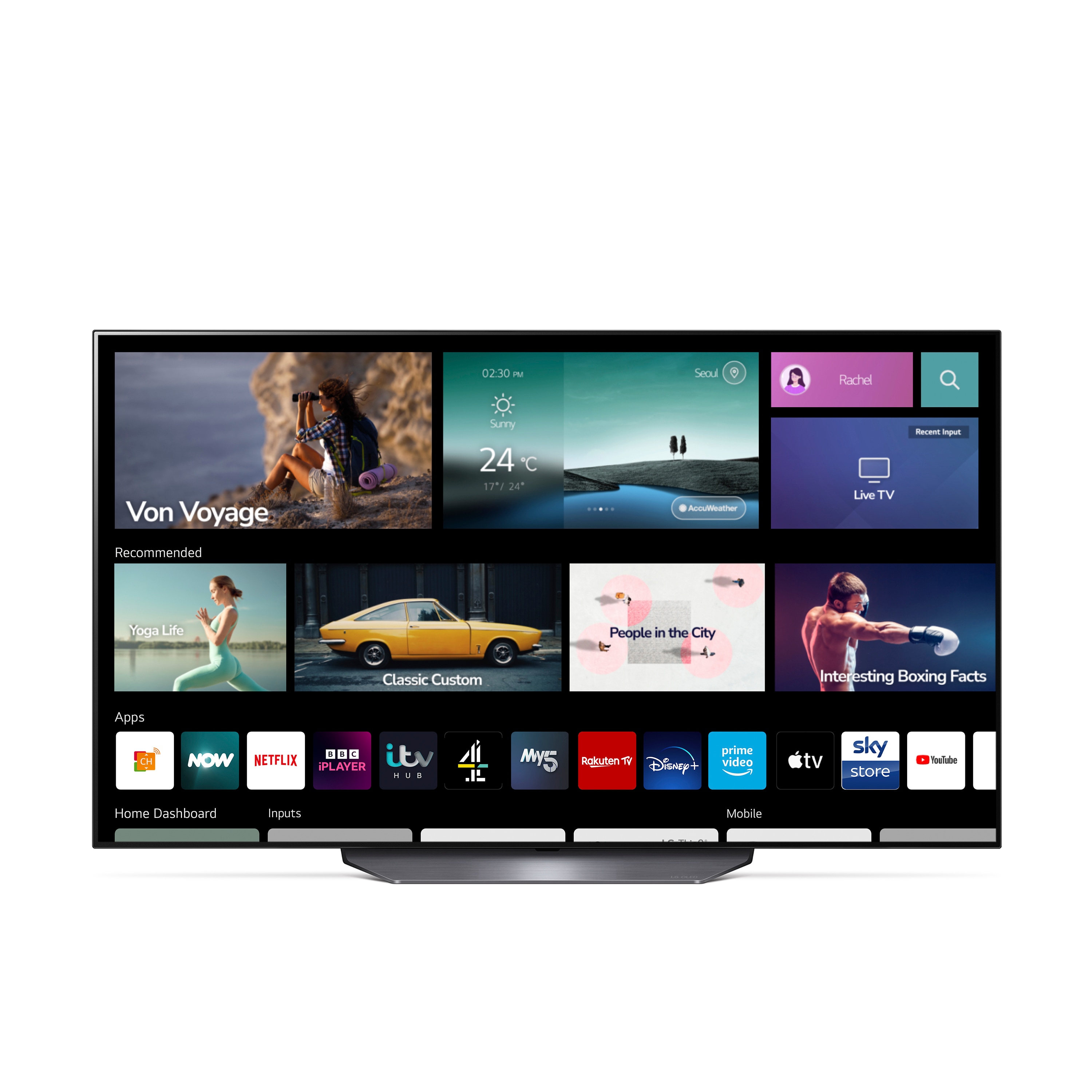 LG OLED B2 55 inch TV 2022, OLED55B26LA