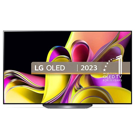 Front view with LG OLED and 10 Years World No.1 OLED Emblem.