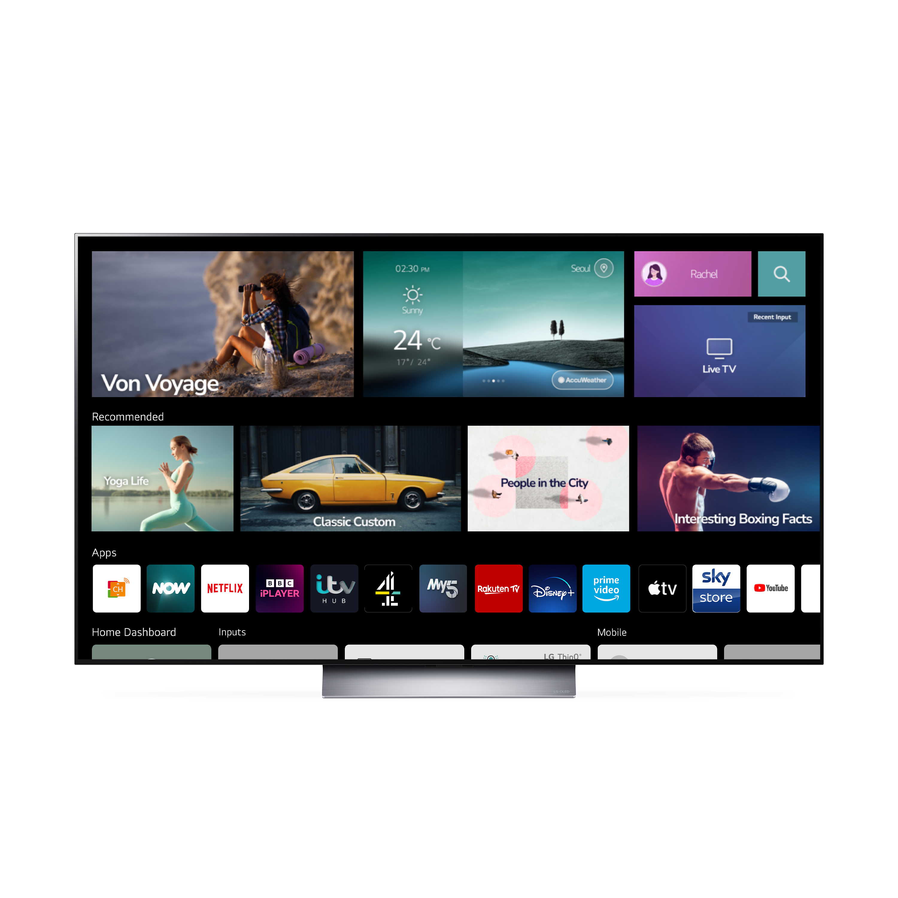 LG OLED evo C2 55 inch TV 2022, OLED55C24LA