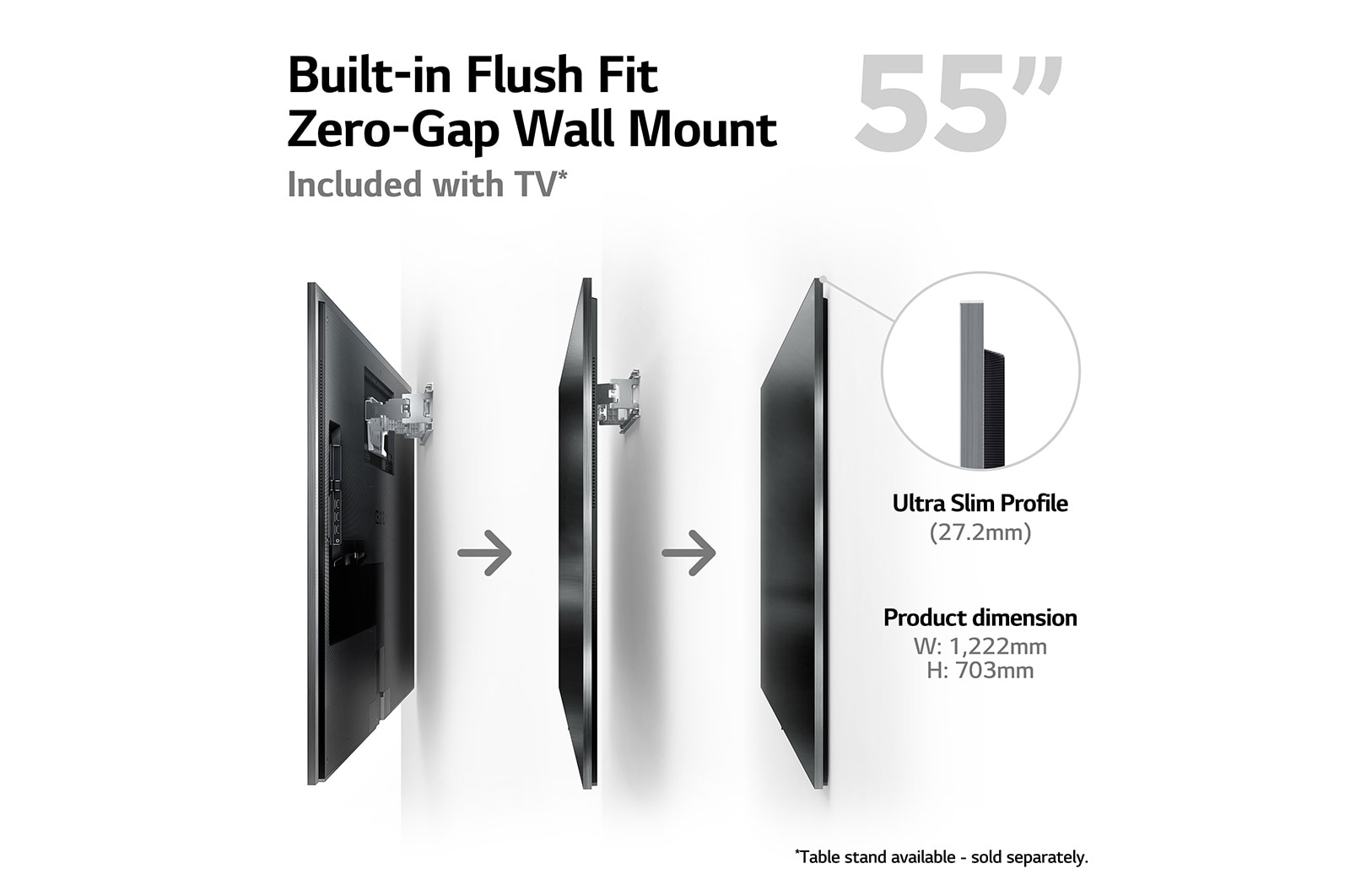 LG G3 OLED 55" TV & G1 Soundbar, OLED55G36LA.G1