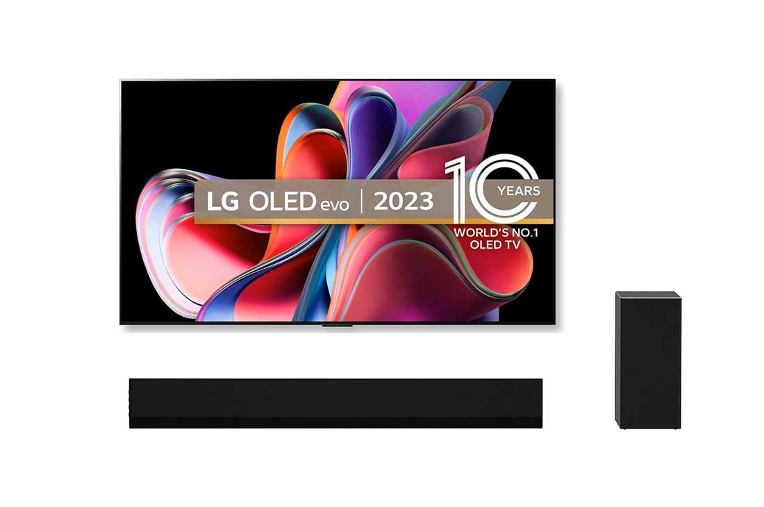 LG G3 OLED 55" TV & G1 Soundbar, OLED55G36LA.G1