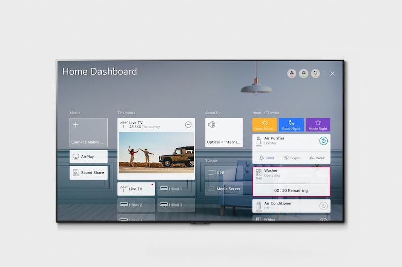 LG GX 55 inch 4K Smart OLED TV, OLED55GX6LA