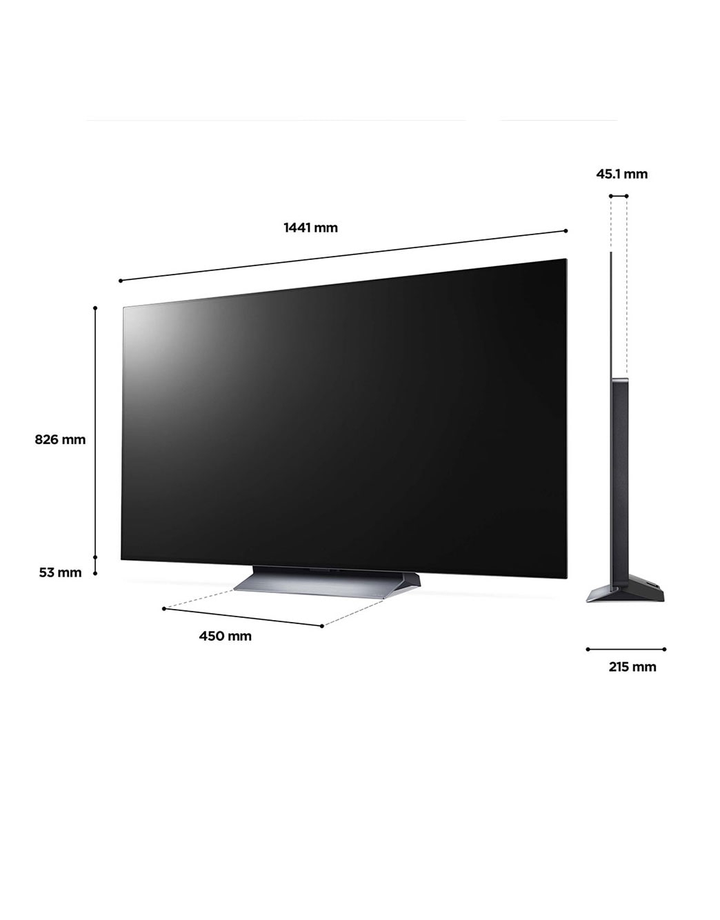 LG OLED evo C2 65" 4K Smart TV | OLED65C24LA | LG UK