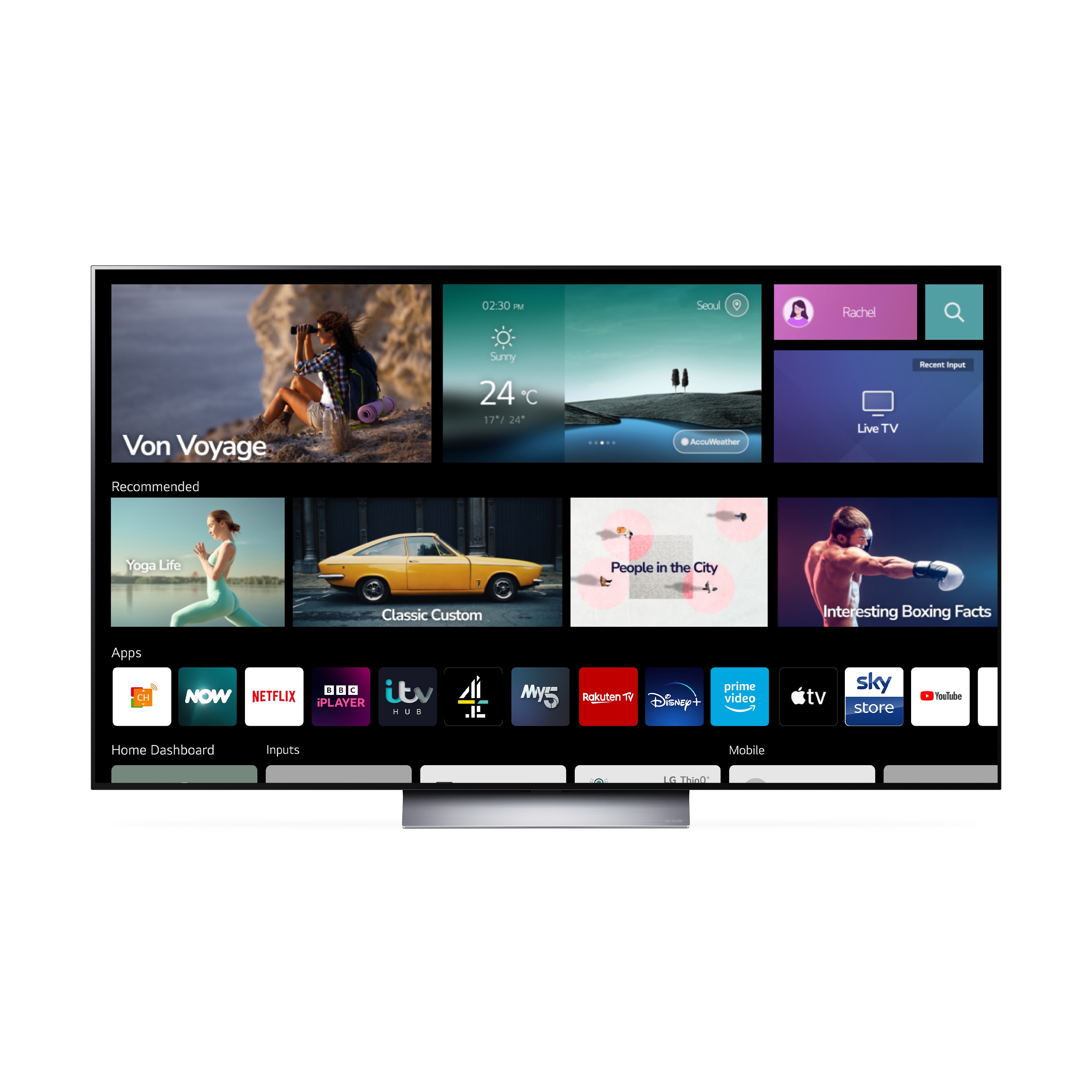 LG OLED evo C2 65 inch TV 2022, OLED65C24LA