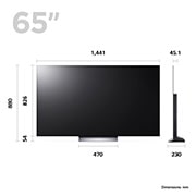 LG OLED evo C3 65 inch 4K Smart TV 2023, OLED65C34LA