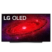 Front view of LG CX 65 inch 4K Ultra HD Smart OLED TV OLED65CX5LB