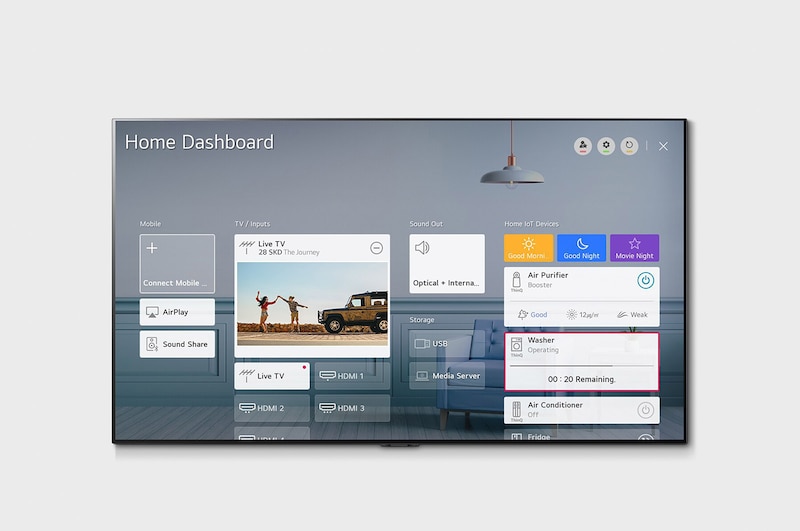LG GX 65 inch 4K Smart OLED TV, OLED65GX6LA