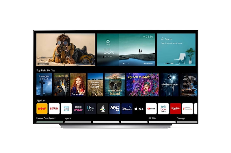 LG OLED C1 77" 4K Smart TV, OLED77C16LA