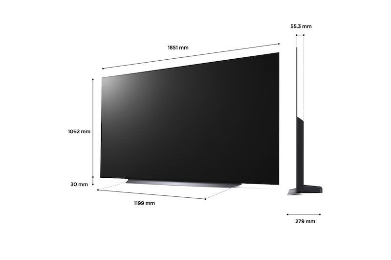 LG OLED evo C2 83 inch TV 2022, OLED83C24LA