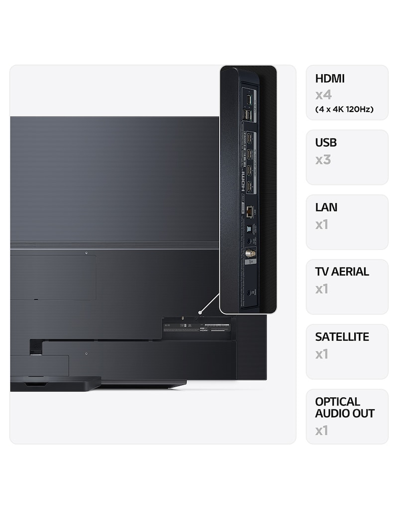 LG OLED evo C3 83 inch 4K Smart TV 2023, OLED83C34LA